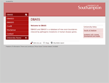 Tablet Screenshot of dbass.org.uk